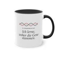 Elternsprechtag: Ich lerne, woher die Gene stammen · Lehrer Tasse