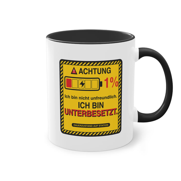 Ich bin nicht unfreundlich. Ich bin unterbesetzt.