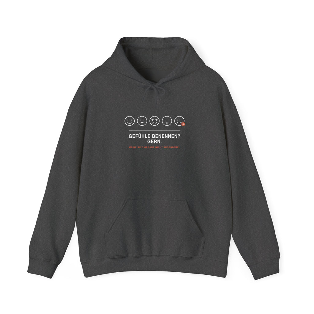 Gefühle benennen? Gern. Meine sind gerade nicht jugendfrei · Erzieher Hoodie