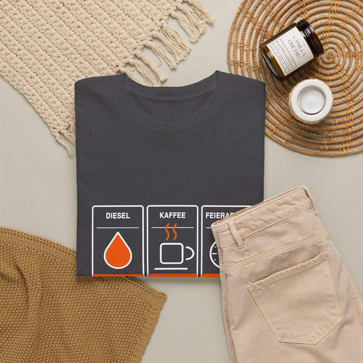 Diesel ist mein Parfüm, Kaffee mein Blut · Kfz T-Shirt