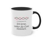 Elternsprechtag: Ich lerne, woher die Gene stammen · Lehrer Tasse