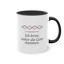 Elternsprechtag: Ich lerne, woher die Gene stammen · Lehrer Tasse