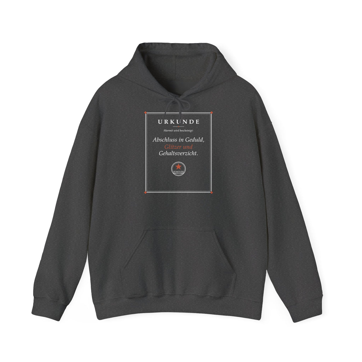 Abschluss in Geduld, Glitzer und Gehaltsverzicht · Erzieher Hoodie