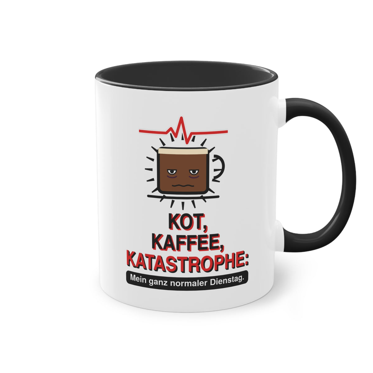 Kot, Kaffee, Katastrophe · Pflege Tasse