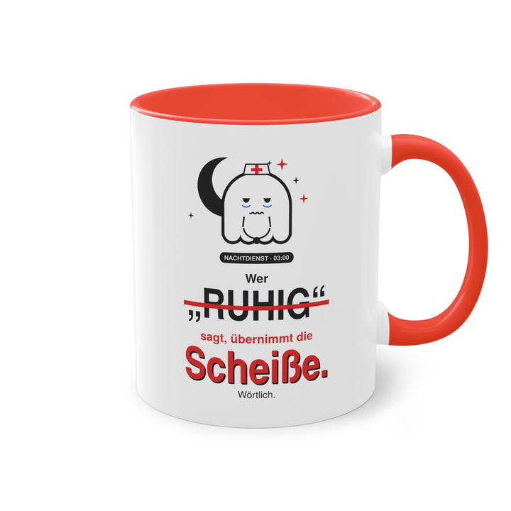 Wer „ruhig“ sagt, übernimmt die Scheiße
