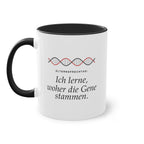 Elternsprechtag: Ich lerne, woher die Gene stammen · Lehrer Tasse