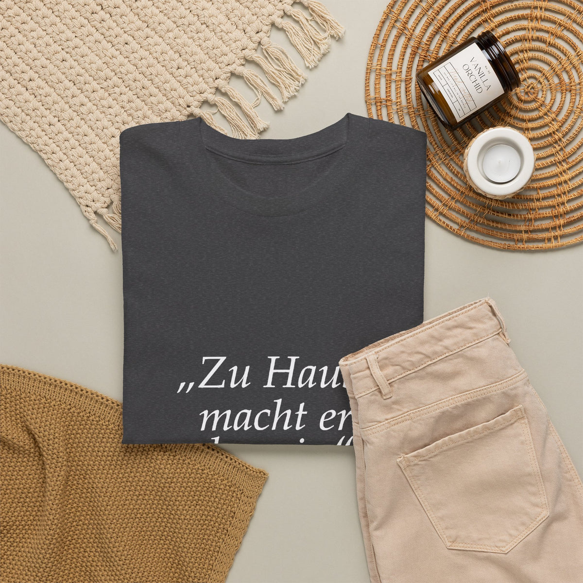 „Zu Hause macht er das nie“ · Erzieher T-Shirt