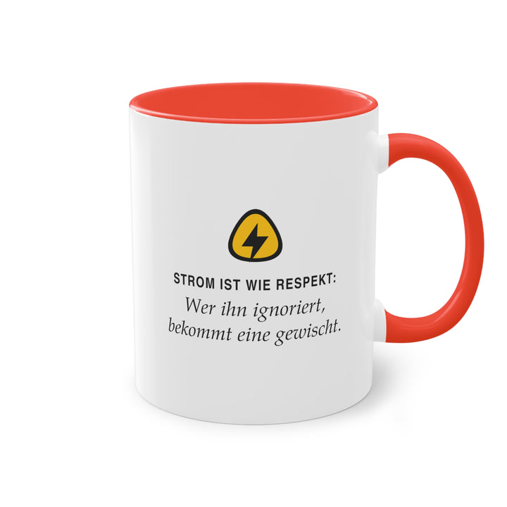 Strom ist wie Respekt: Wer ihn ignoriert, bekommt eine gewischt