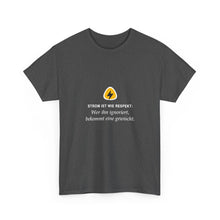 Strom ist wie Respekt: Wer ihn ignoriert, bekommt eine gewischt · Elektriker T-Shirt