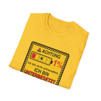 Ich bin nicht unfreundlich. Ich bin unterbesetzt. · Pflege T-Shirt