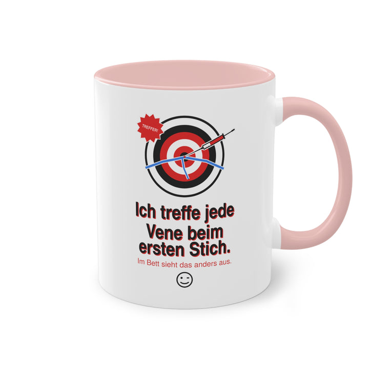 Ich treffe jede Vene beim ersten Stich