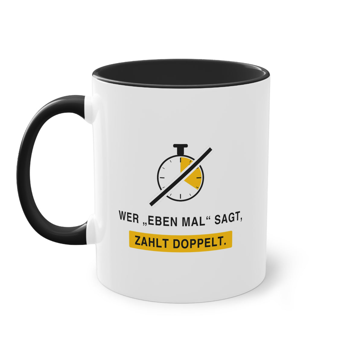 Wer „eben mal“ sagt, zahlt doppelt · Elektriker Tasse