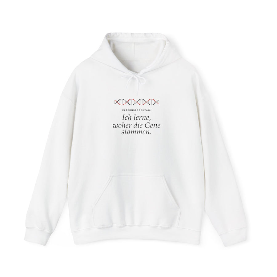 Elternsprechtag: Ich lerne, woher die Gene stammen · Lehrer Hoodie