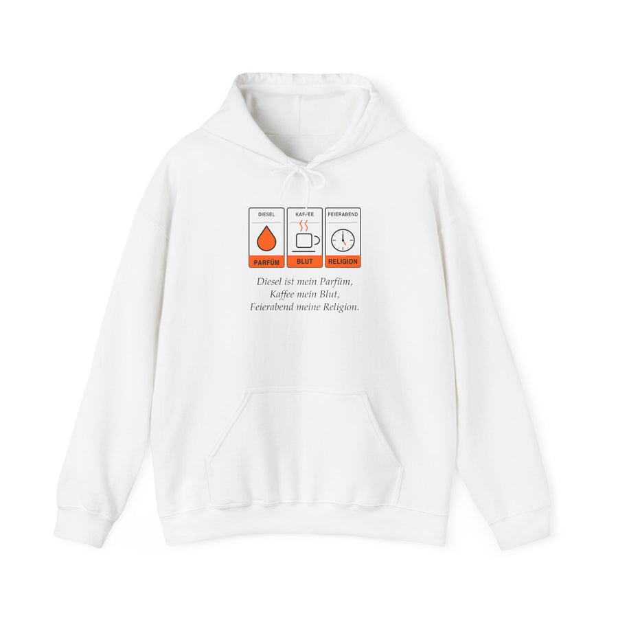 Diesel ist mein Parfüm, Kaffee mein Blut · Kfz Hoodie