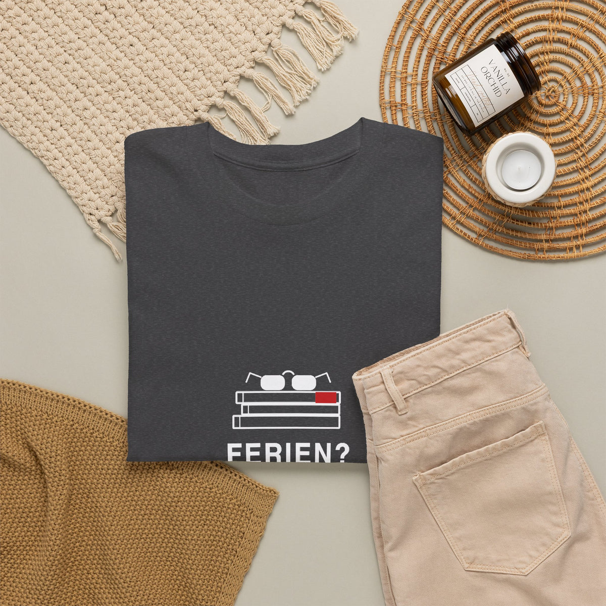 Ferien? Korrekturen mit Sonnenbrille · Lehrer T-Shirt