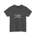 Heft vergessen? Dann halt Note vergessen · Lehrer T-Shirt