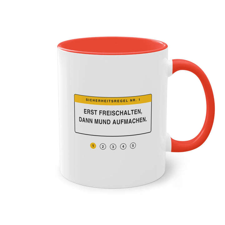 Erst freischalten, dann Mund aufmachen